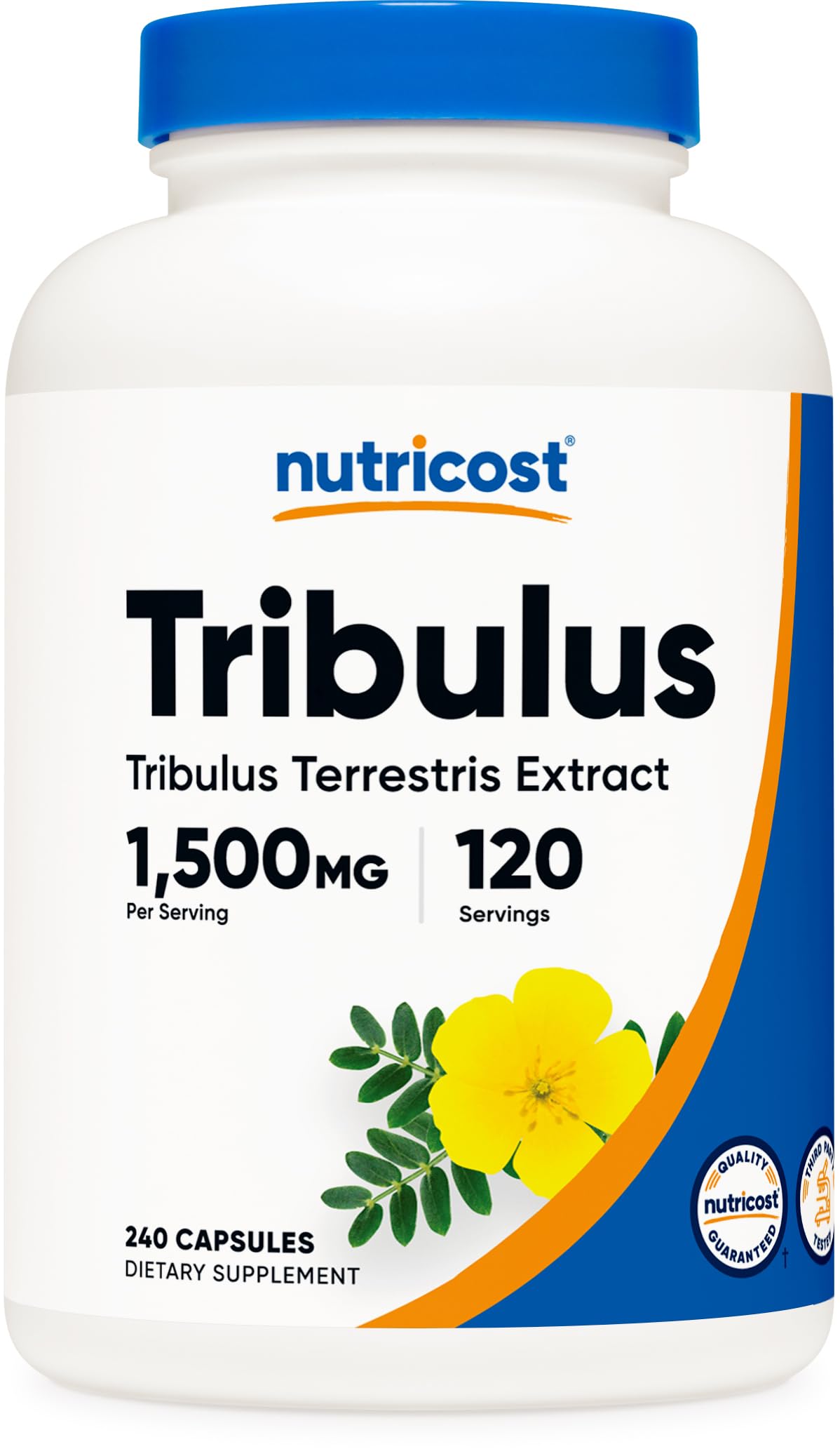 Nutricost Tribulus Terrestris Extract bottle label