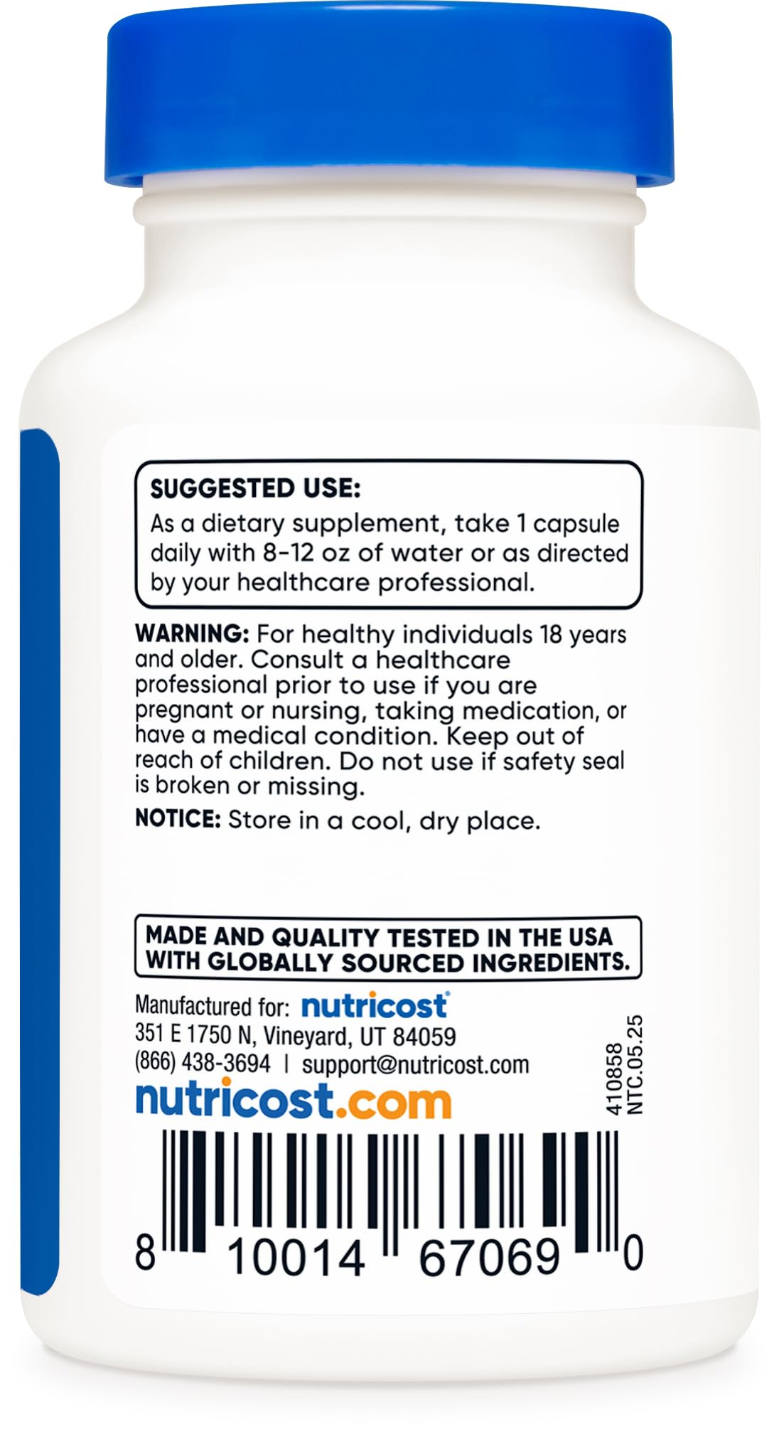 Nutricost Tudca packaging box