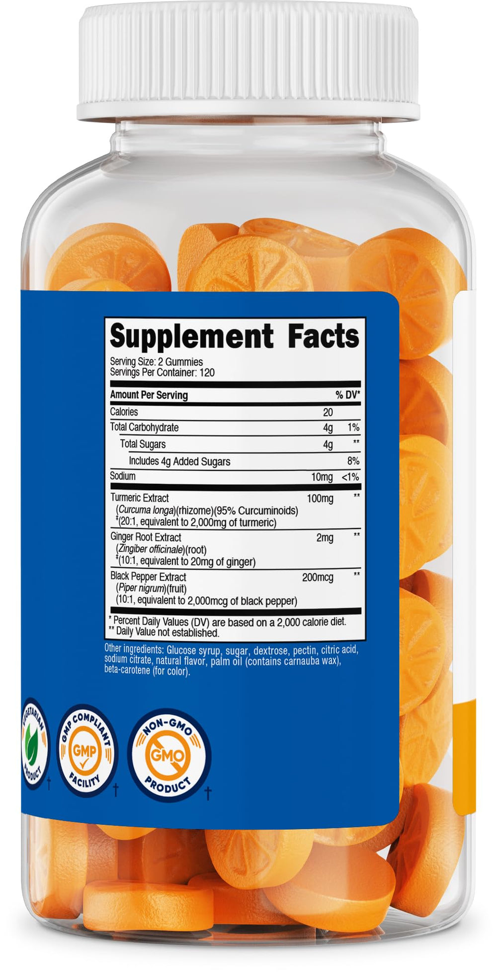 Independent laboratory testing certificate for Nutricost Turmeric Gummies