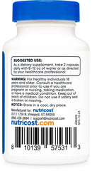 GMO-Free badge on Nutricost Uridine Monophosphate packaging