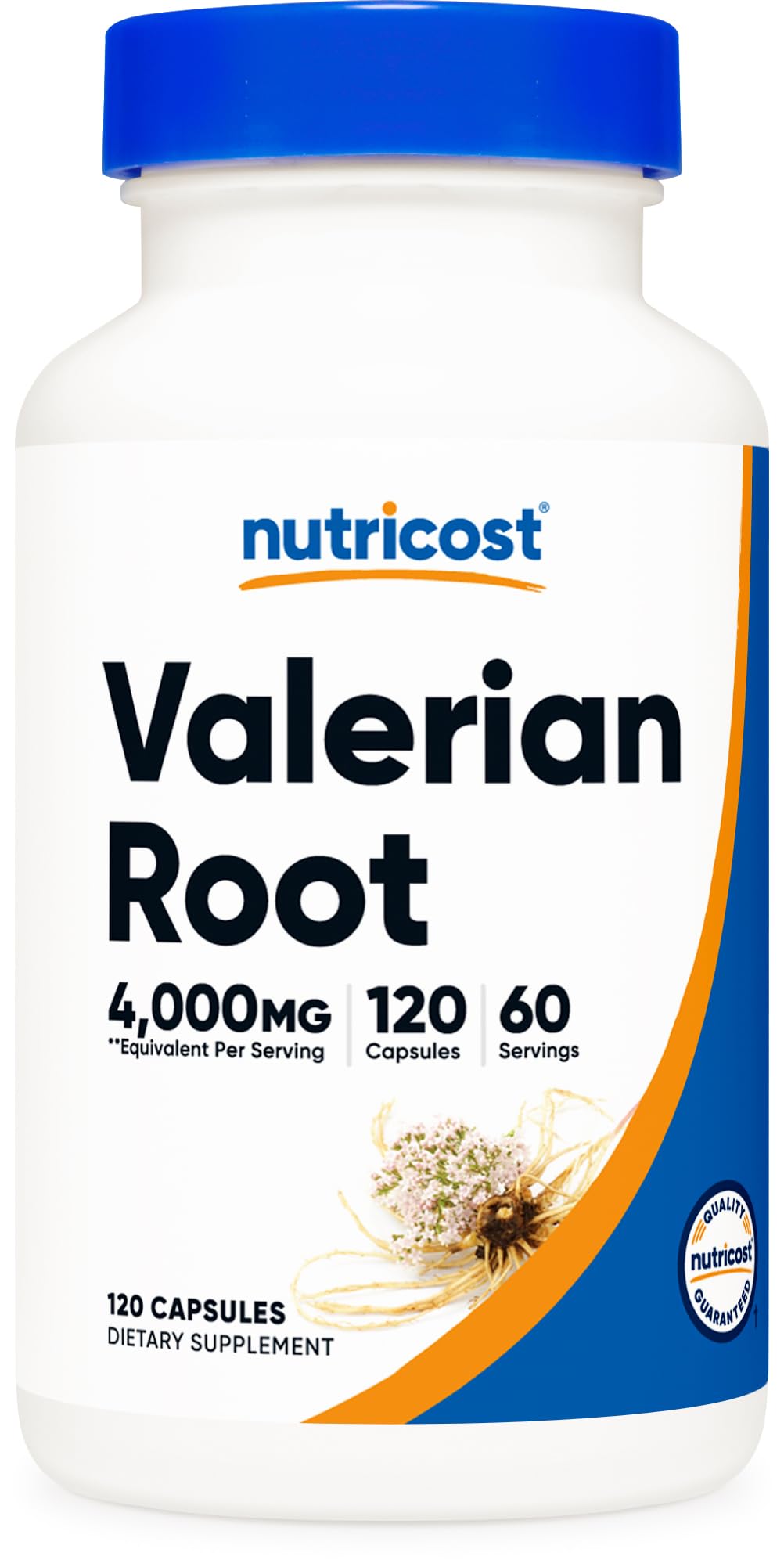 Nutricost Valerian Root Capsules bottle front