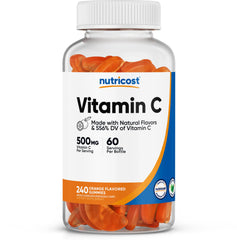 Nutricost Vitamin C Gummies 500mg bottle
