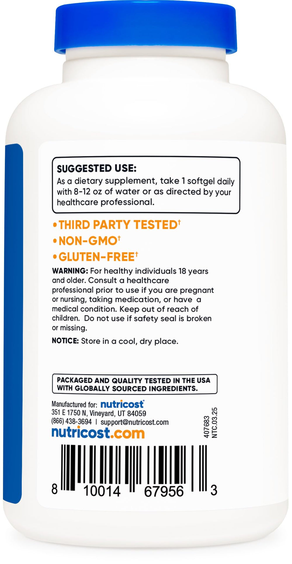 Non-GMO and Gluten Free certification icons