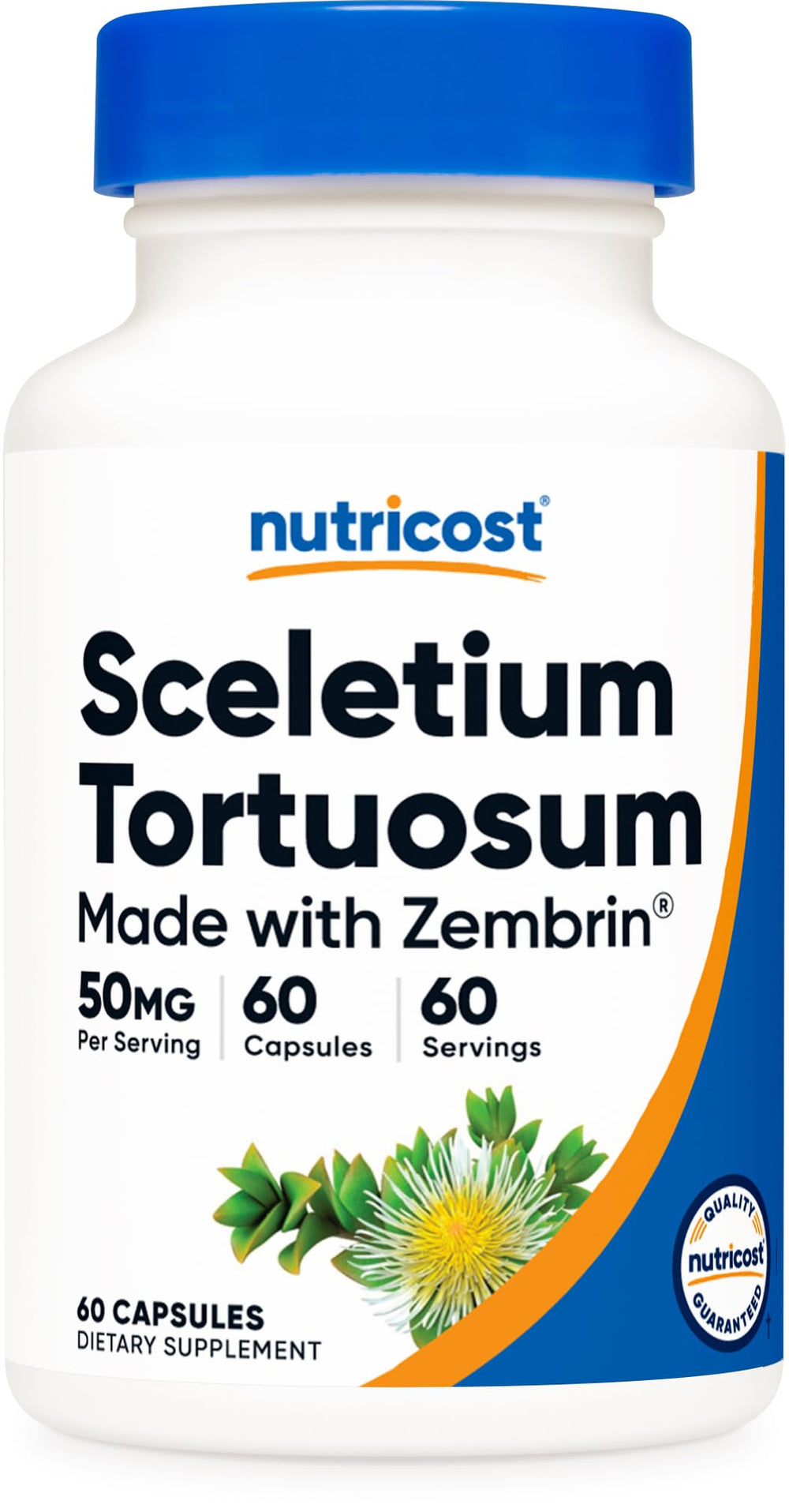 Nutricost Zembrin 60-capsule bottle label