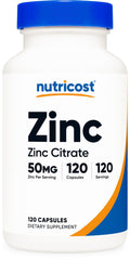 Nutricost Zinc Citrate bottle front view