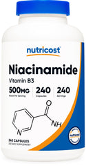 Nutricost Niacinamide 500mg bottle front