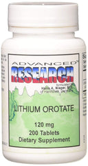 Nutrient Carriers Lithium Ootate 120 mg bottle