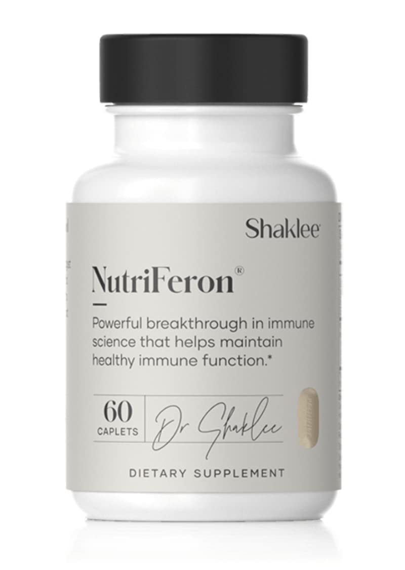 NutriFeron immune-boosting botanical blend bottle and capsules