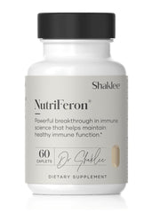 NutriFeron immune-boosting botanical blend bottle and capsules