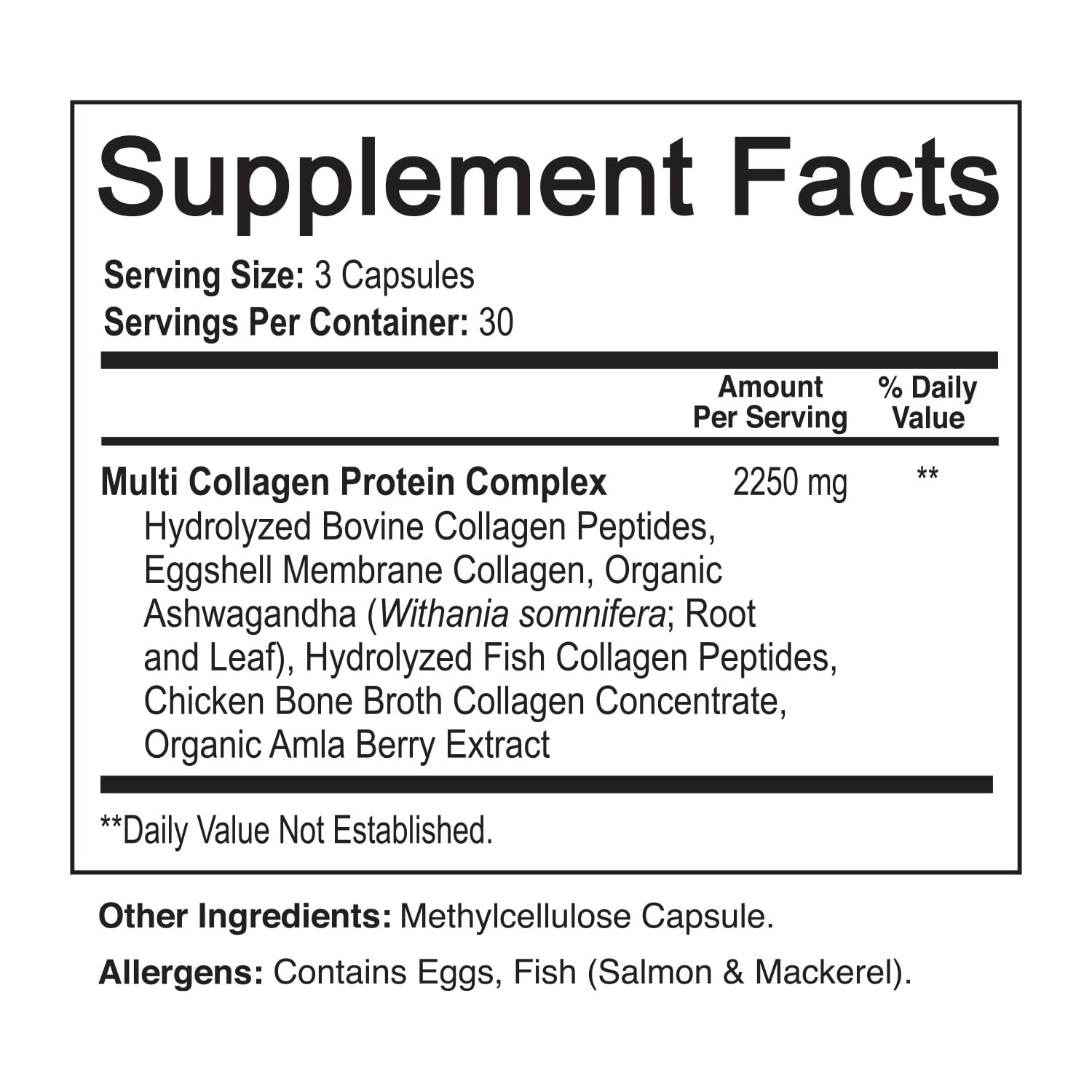 Close-up of NutriFlair collagen peptides capsules