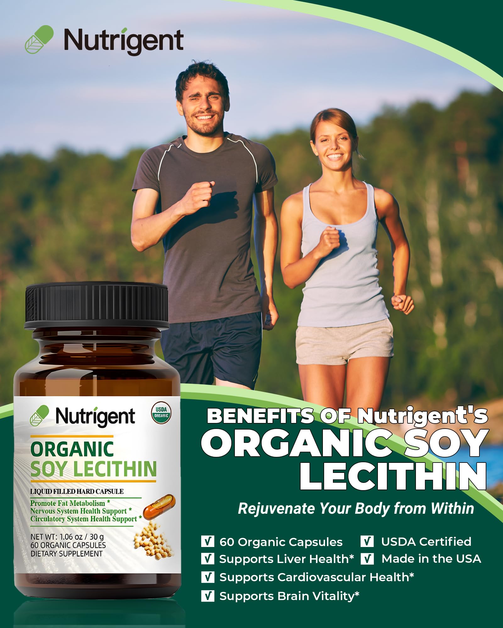 Organic liquid-filled capsules blocking oxygen to prevent Lecithin oxidation