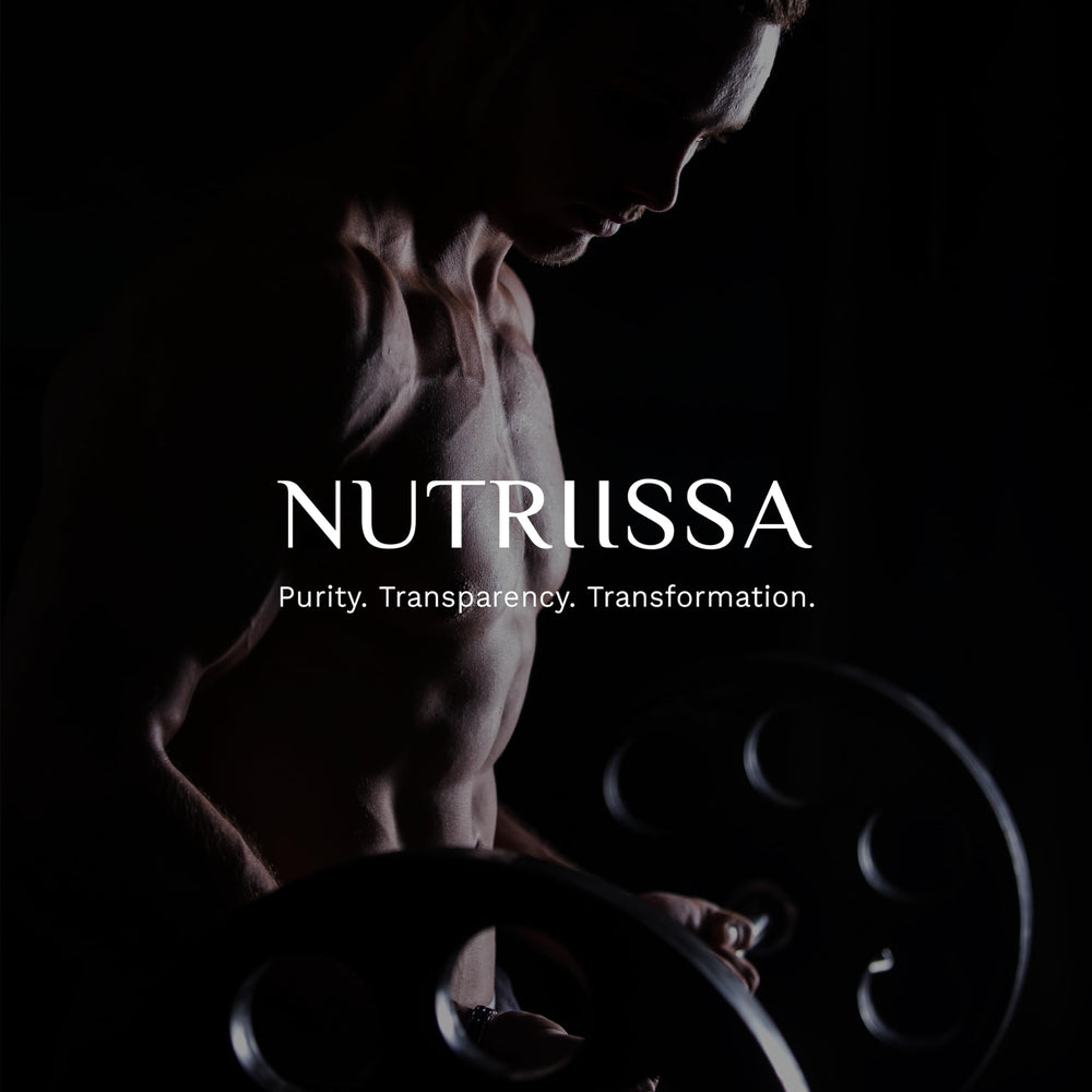 Nutriissa PCT QR code and lab badge confirming purity