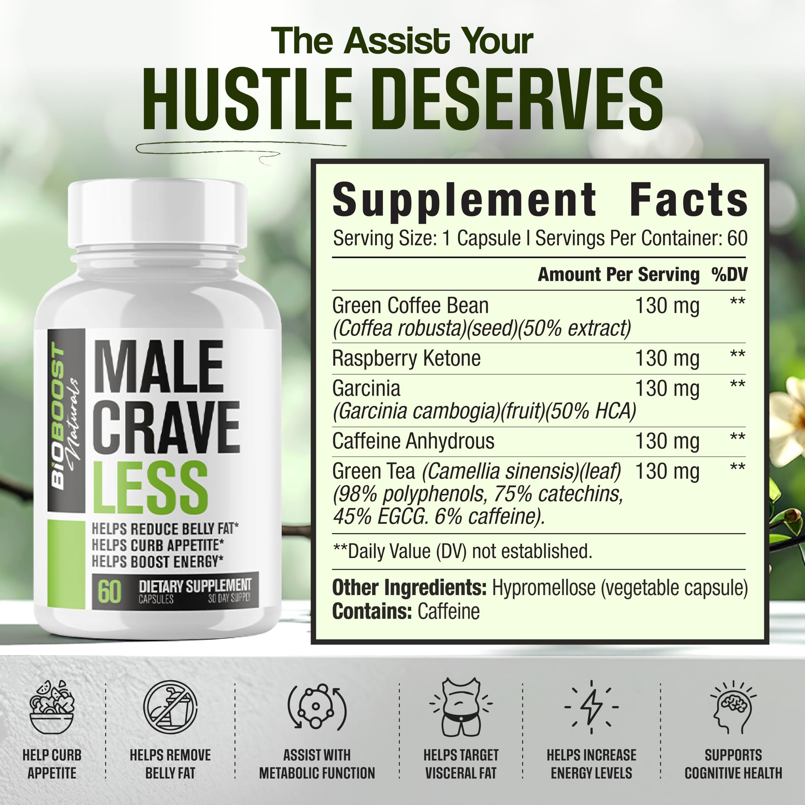 Nutrimend IQ Male Crave Less product packaging close-up
