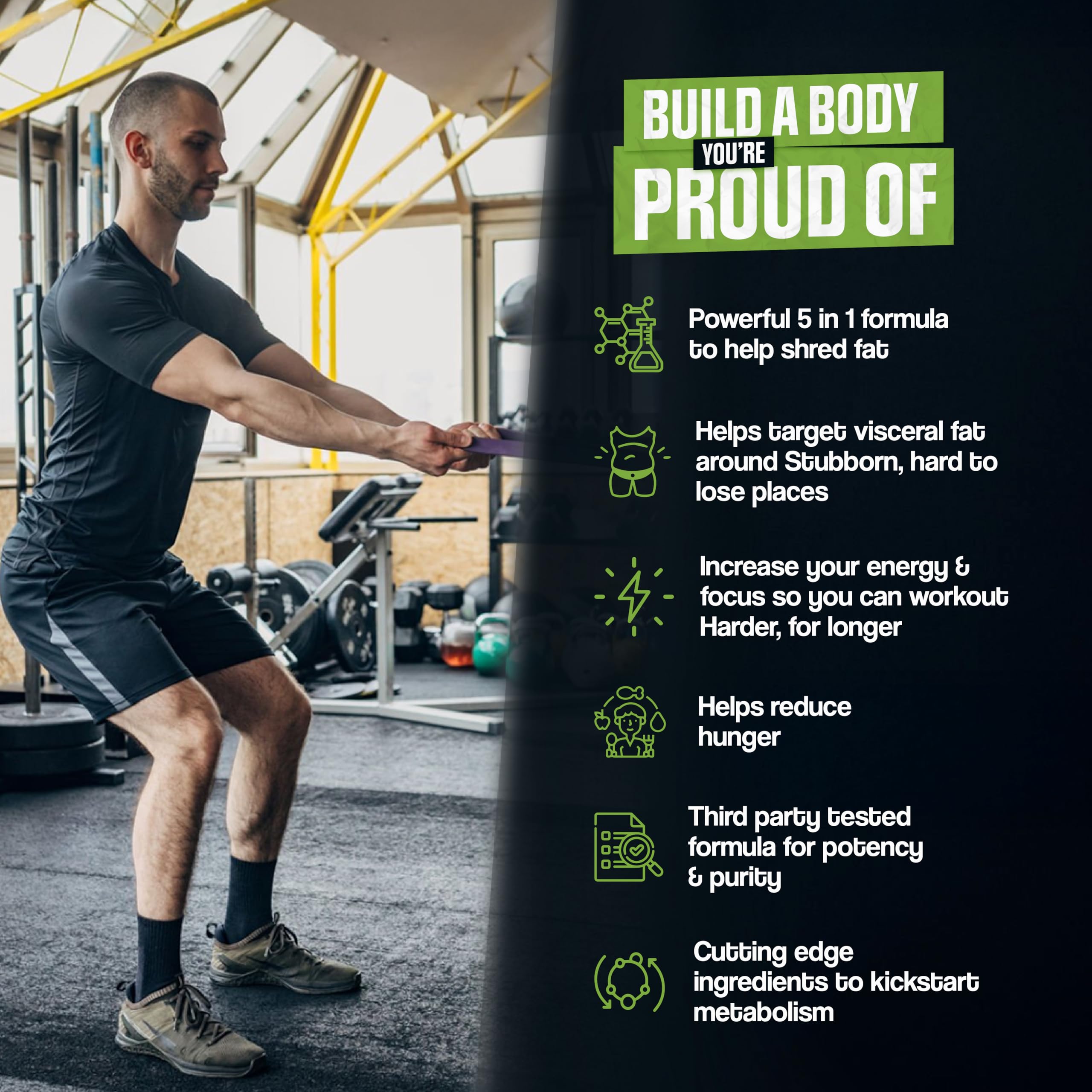 Man exercising to symbolize lean muscle and energy with Nutrimend IQ