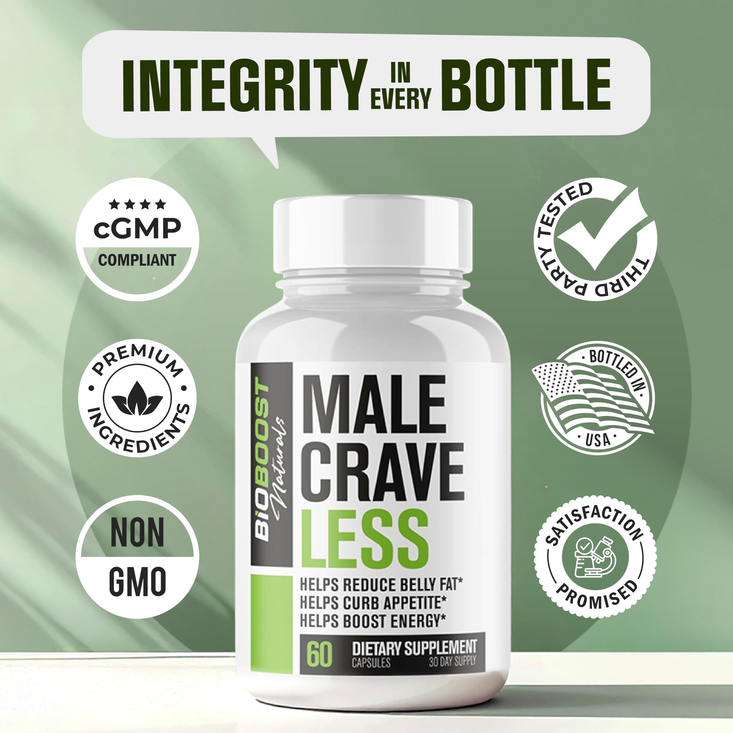 60-count Nutrimend IQ Male Crave Less weight loss pills