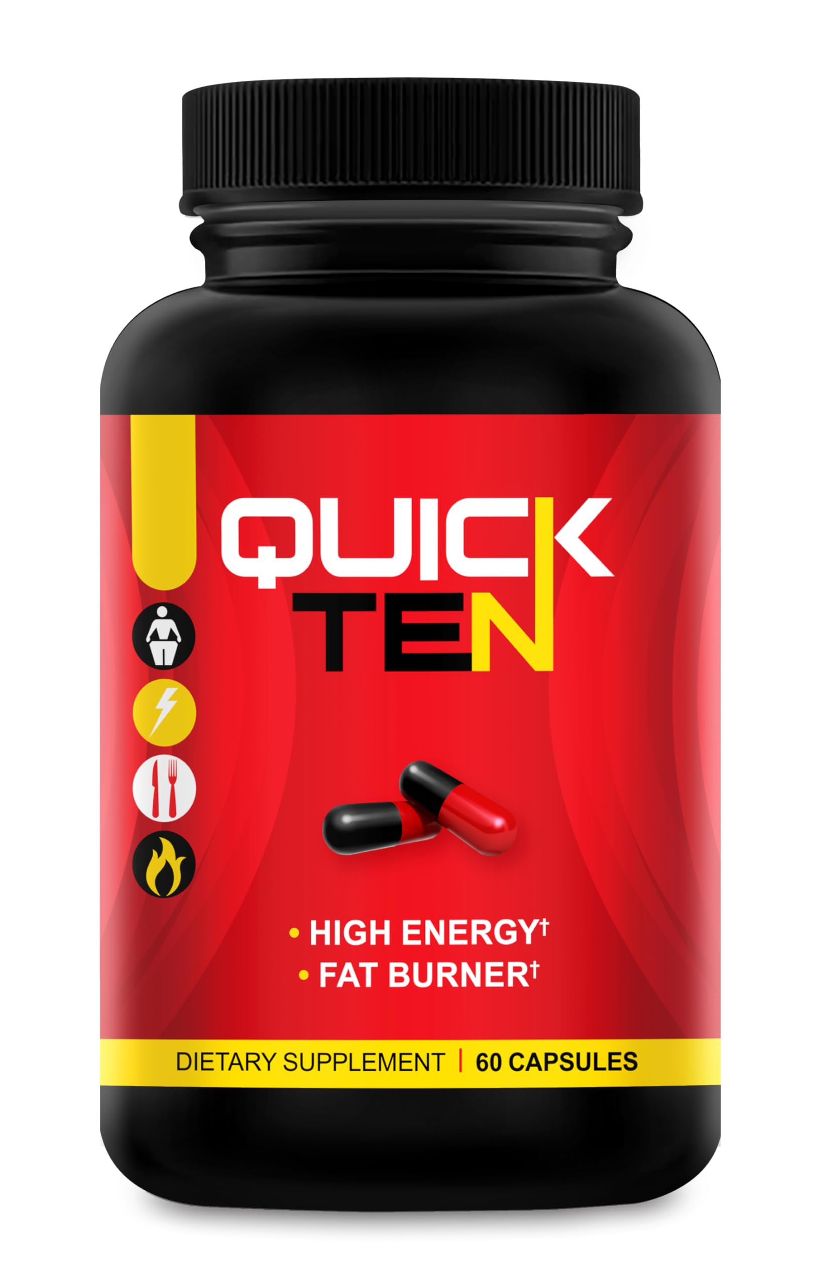 Nutriment Quick Ten bottle front promotes daily energy and focus while supporting weight management.