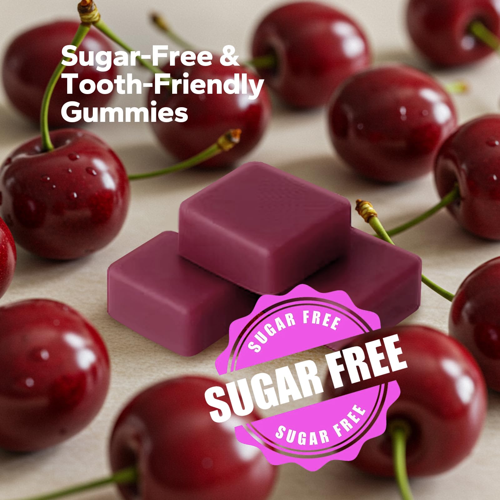 Sugar-free tooth-friendly calcium citrate chews product image