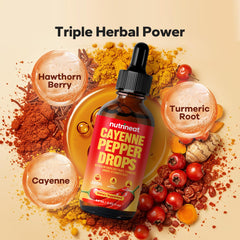 Close-up of dropper bottle for Cayenne Pepper Drops