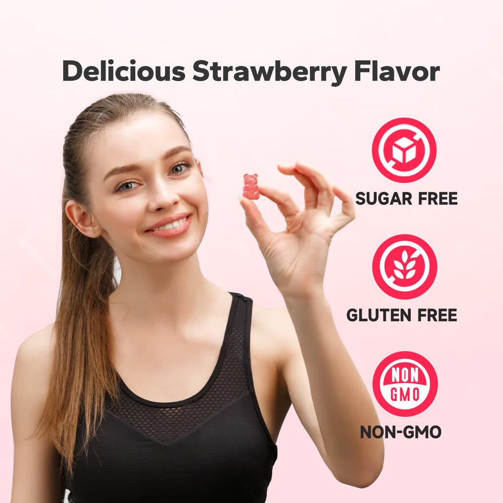 Back label showing ingredients and nutrition for NutriNeat Creatine Gummies