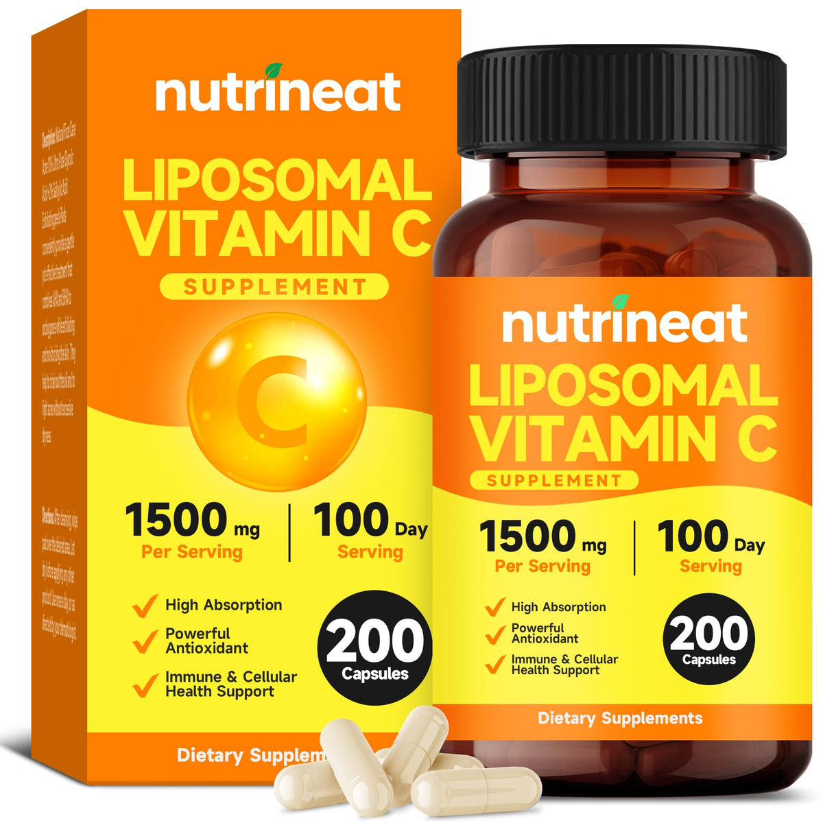 NutriNeat Liposomal Vitamin C 1000 mg bottle