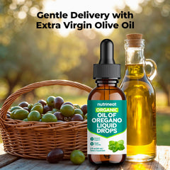 Label showing 60 ml / 2 fl oz and Non-GMO claim