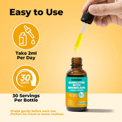 Dropper dispensing a 2 ml dose for daily use