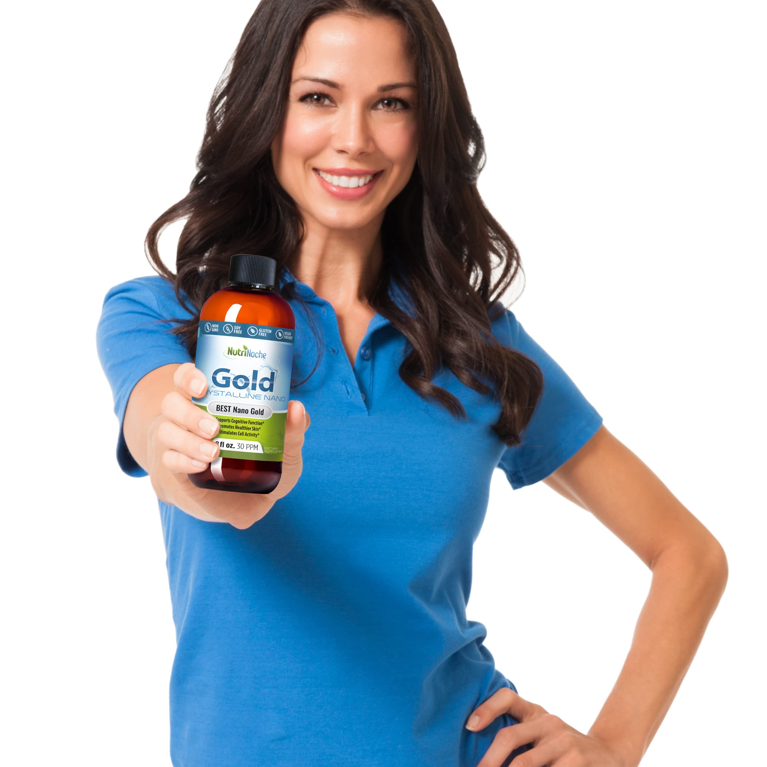 32 oz bottle of Nutrinoche colloidal gold liquid