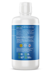 Close-up of NutriNoche 30 ppm colloidal silver label