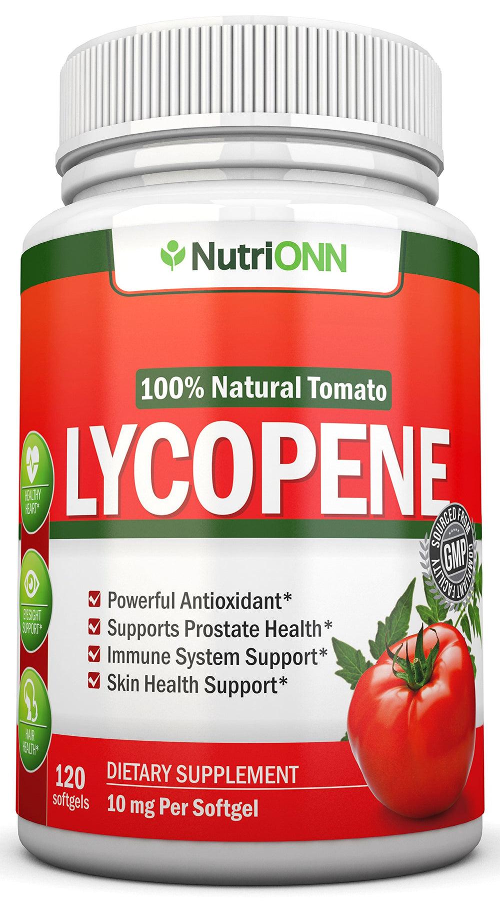 NutriONN Lycopene bottle front view