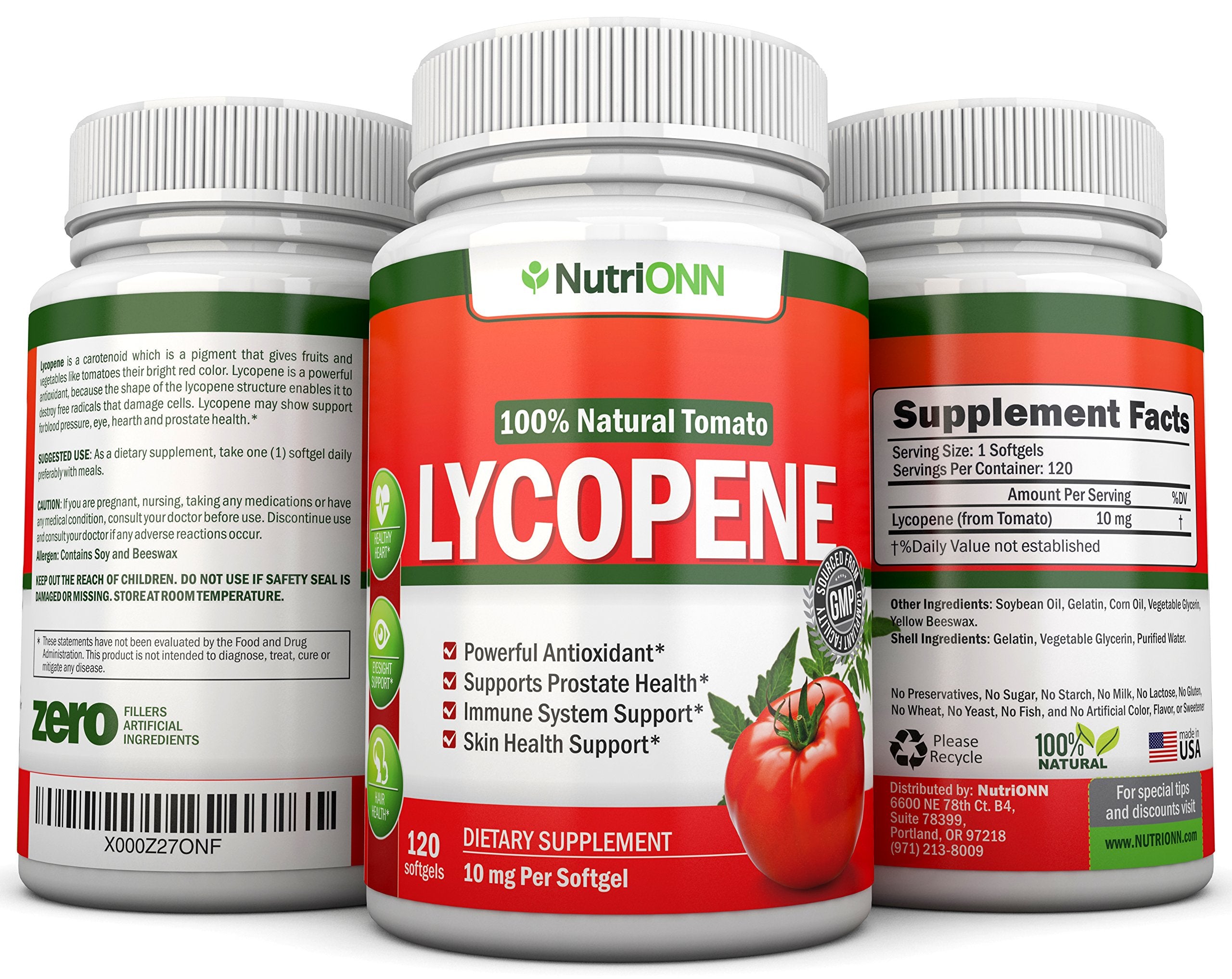 Healthy lifestyle concept with Lycopene