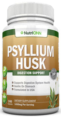 NutriONN Psyllium Husk Capsules front bottle - hero image