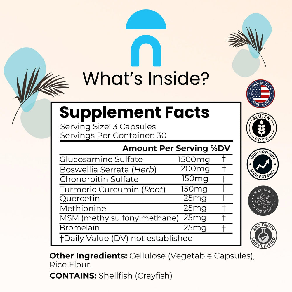 Front view of NutriRise Joint Flex bottle