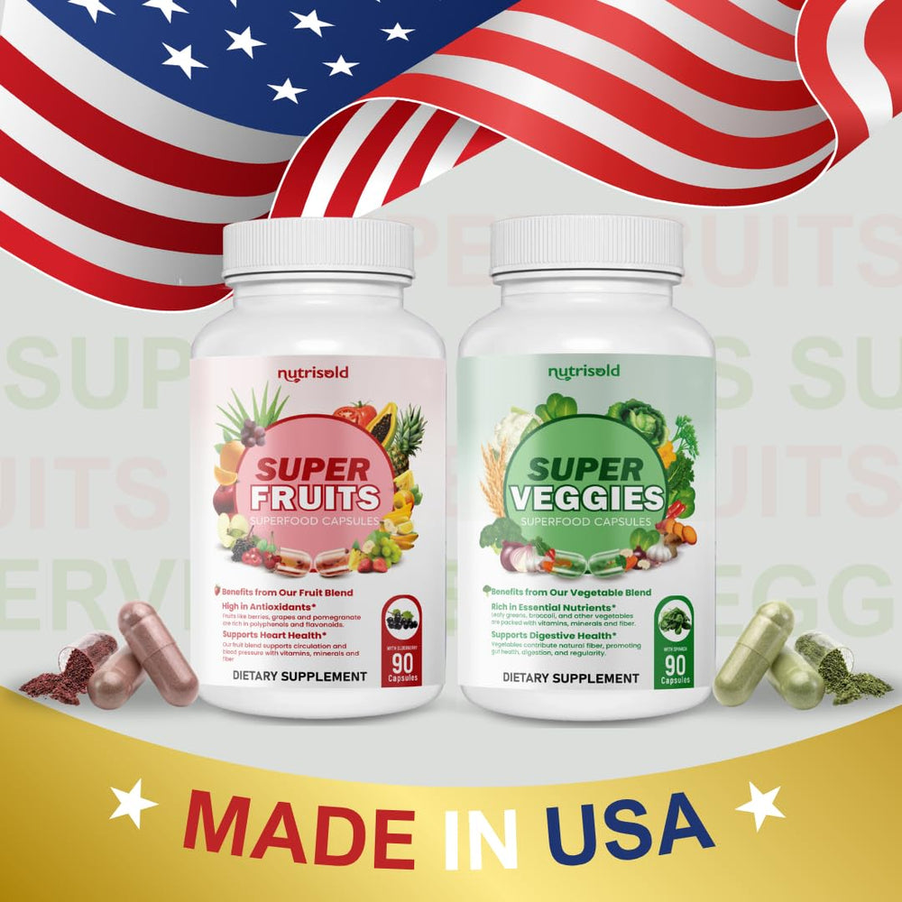 Ingredients list of Nutrisold Fruits & Veggies supplement
