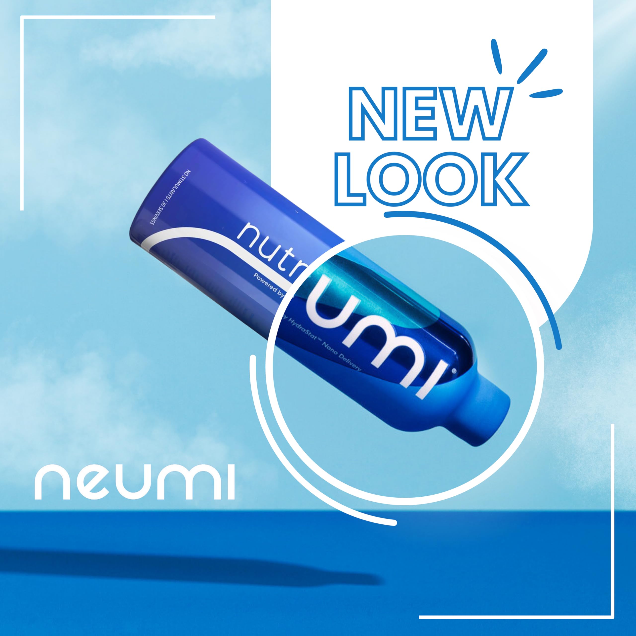 Close-up of NUTRISWISH Neumi Multivitamin bottle and capsules