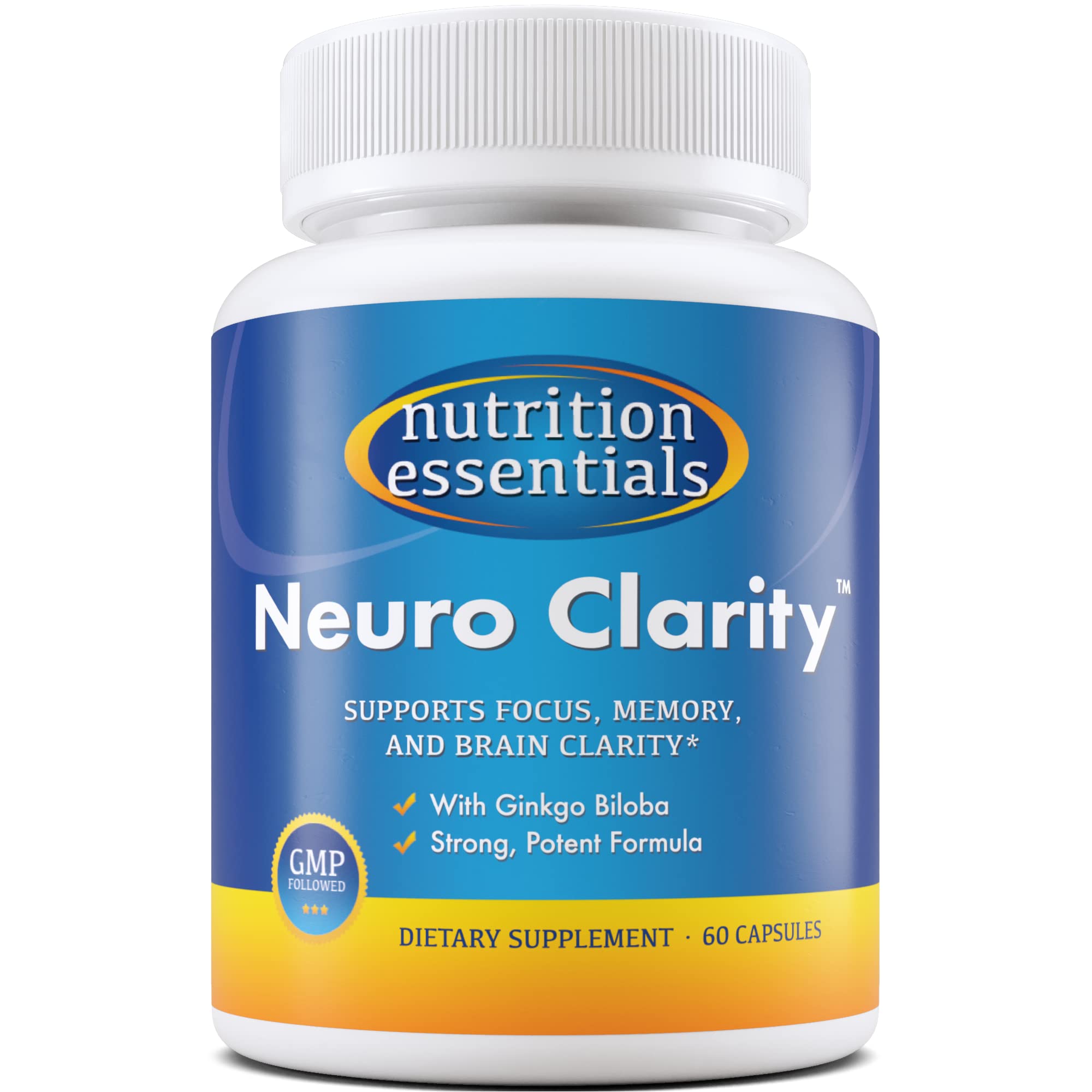 Bottle of Nutrition Essentials Nootropic Brain Support supplement