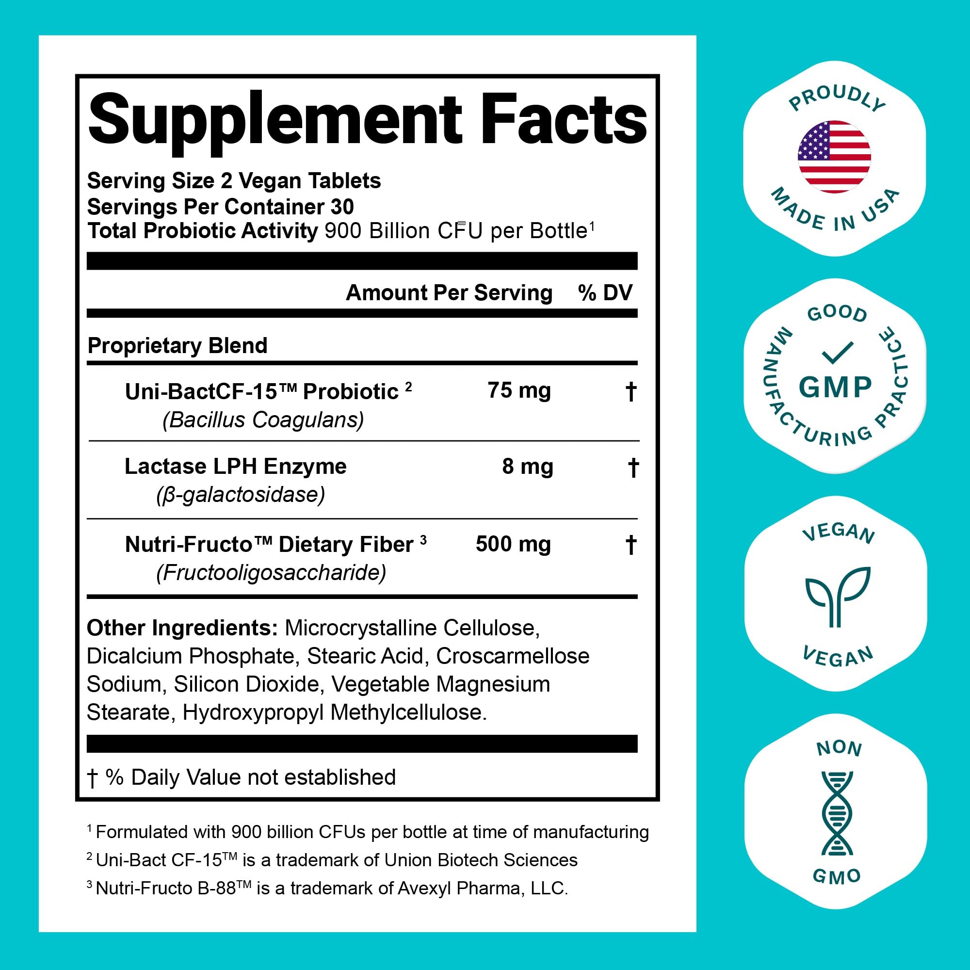 Back packaging view of Nutrition Essentials Probiotics