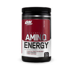 Nutrition facts panel for the pre-workout product