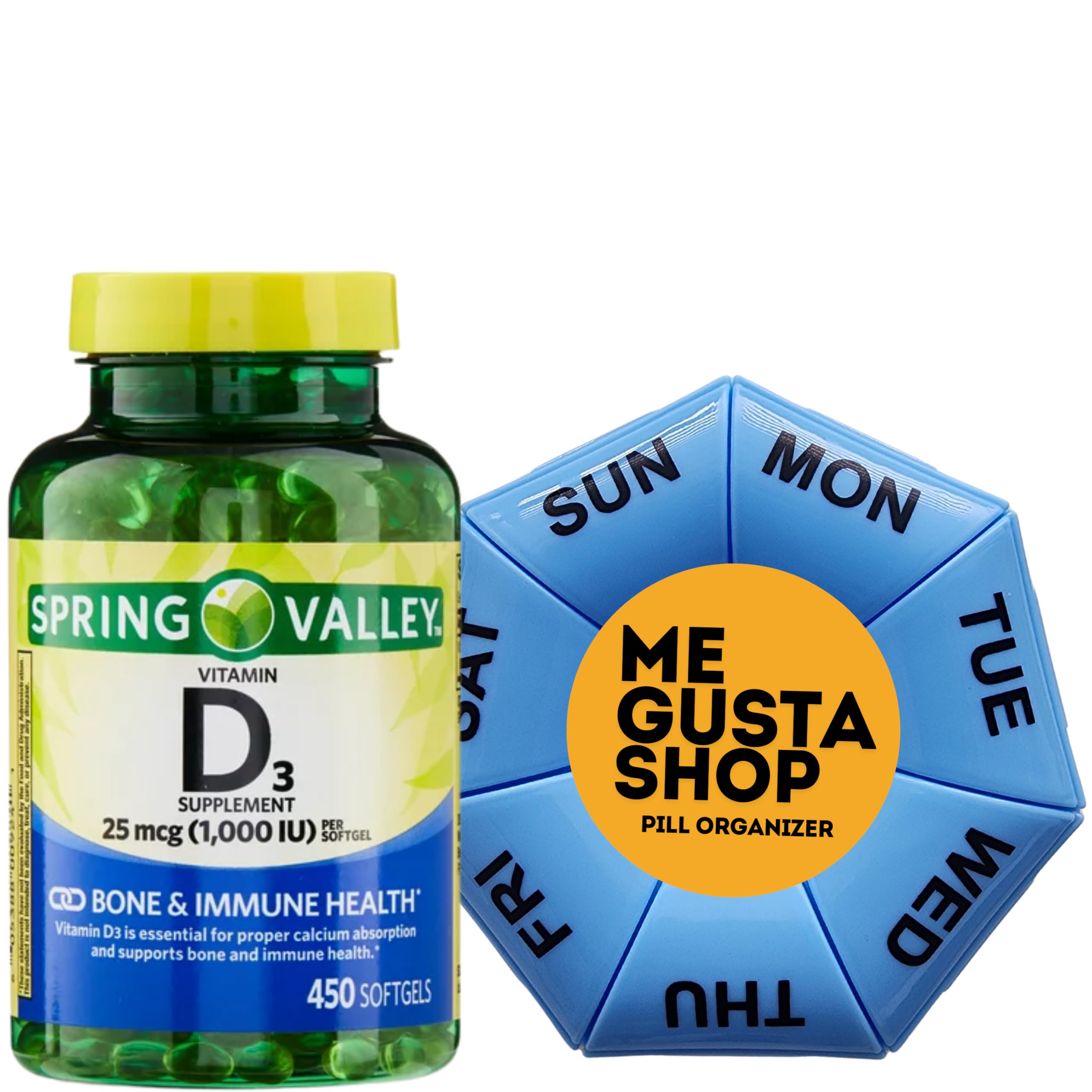 Nutrition facts label for Vitamin D3 supplement