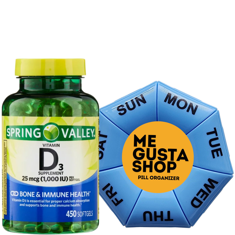 Nutrition facts label for Vitamin D3 supplement