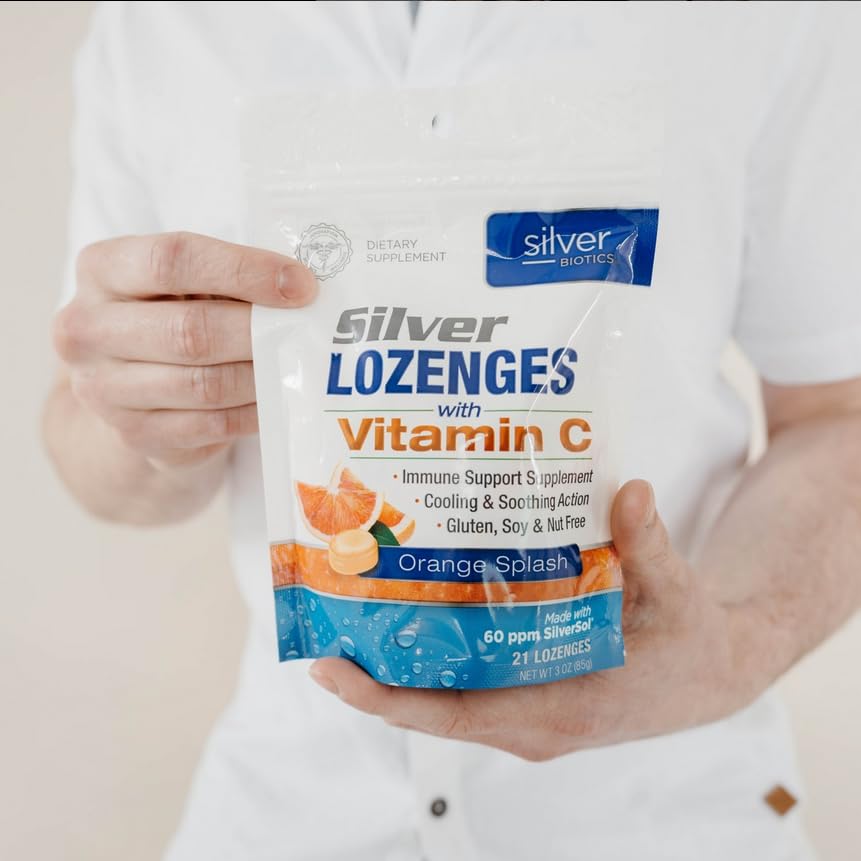 Nutrition facts label on lozenges packaging