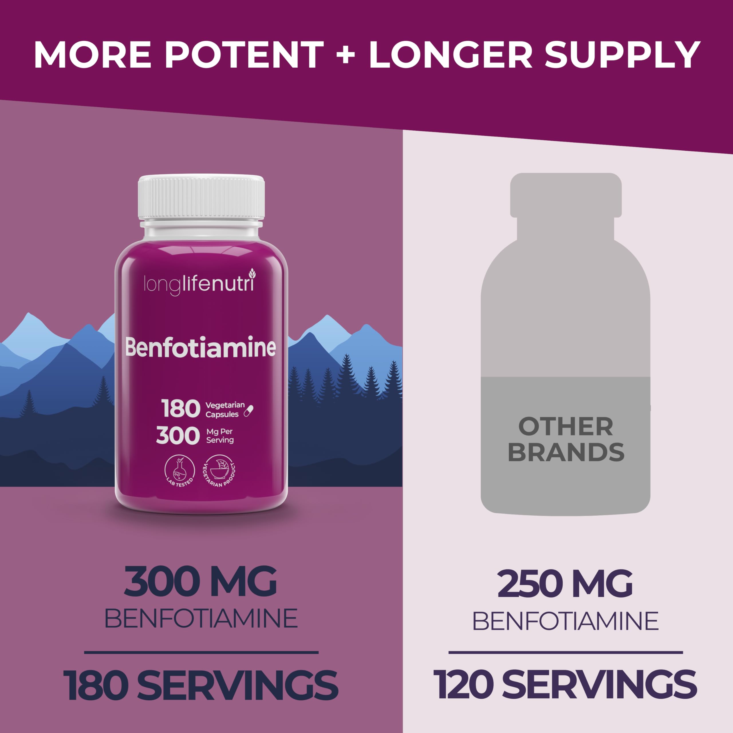 Nutrition facts panel on bottle