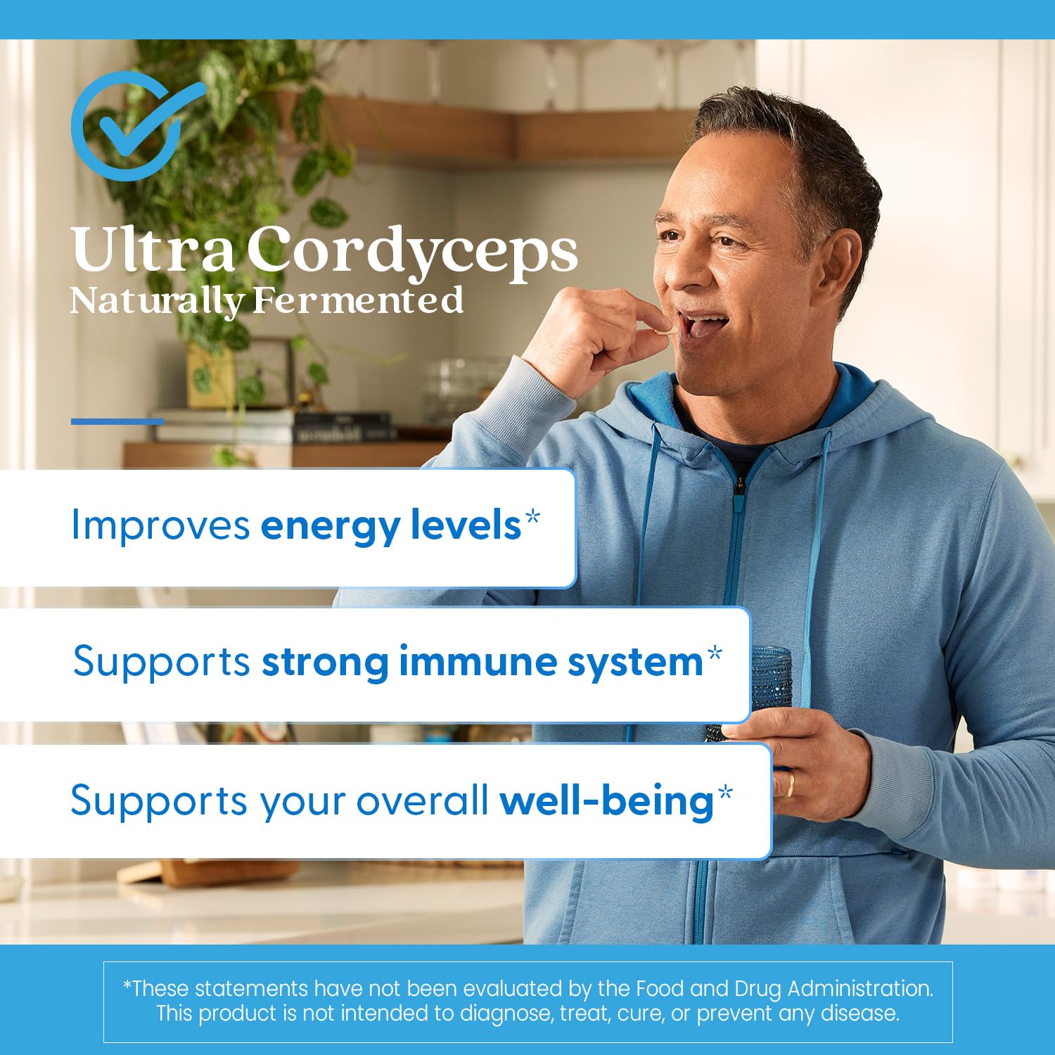Nutrition facts panel of Doctor's Best Ultra Cordyceps