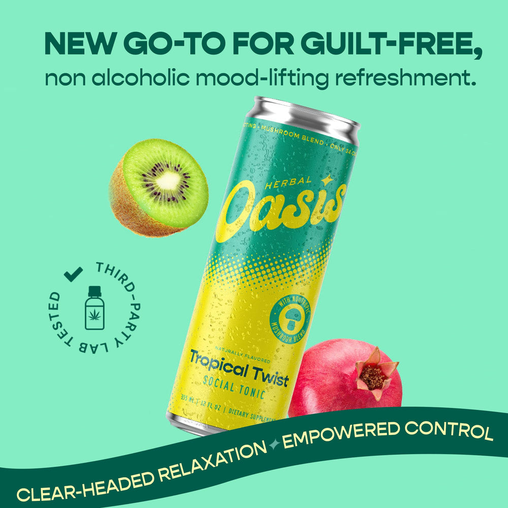 Nutrition label for Herbal Oasis Tropical Twist