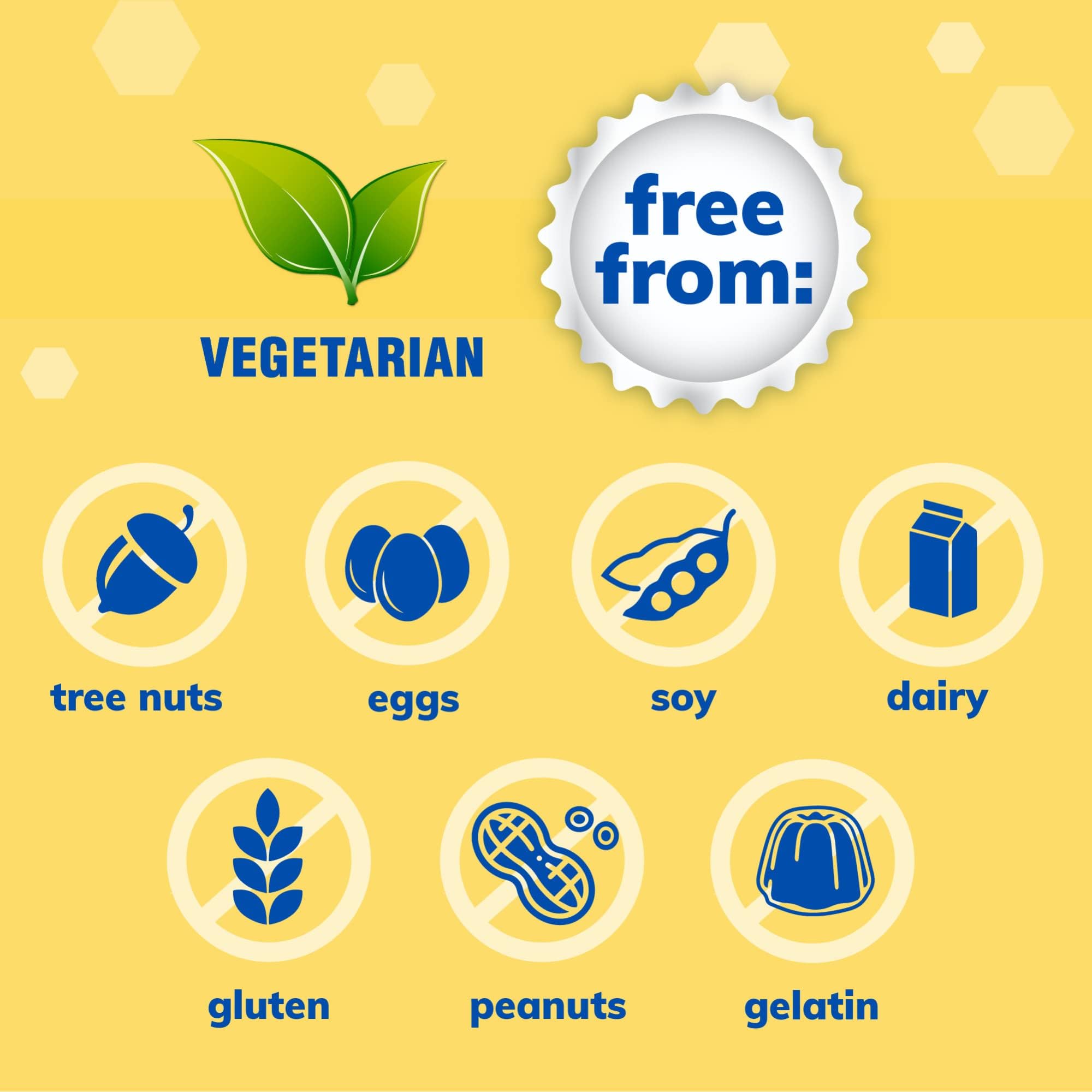 Probiotic strains include Lactobacillus acidophilus and Bifidobacterium lactis