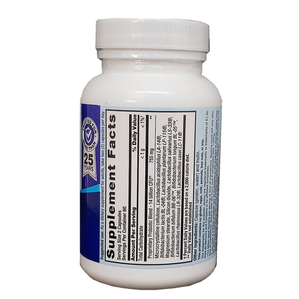 Nutrition Now PB 8 Acidophilus packaging with 120 capsules