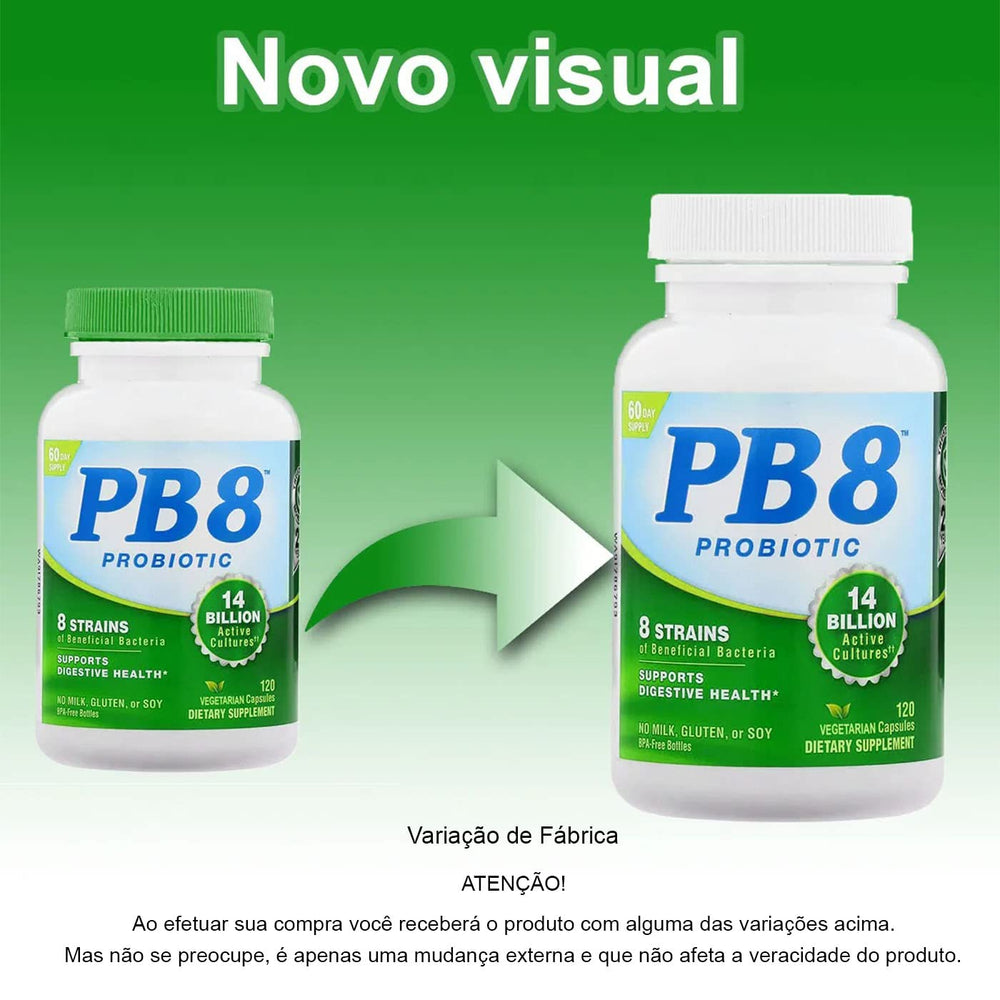 Close-up of Nutrition Now PB8 Acidophilus Veg Capsule packaging