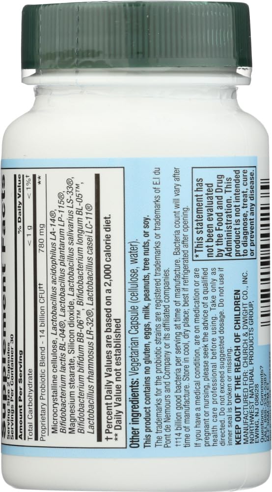 Lifestyle image featuring probiotic supplement context.