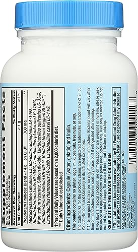 Capsules of Nutrition Now PB8 Acidophilus Probiotic