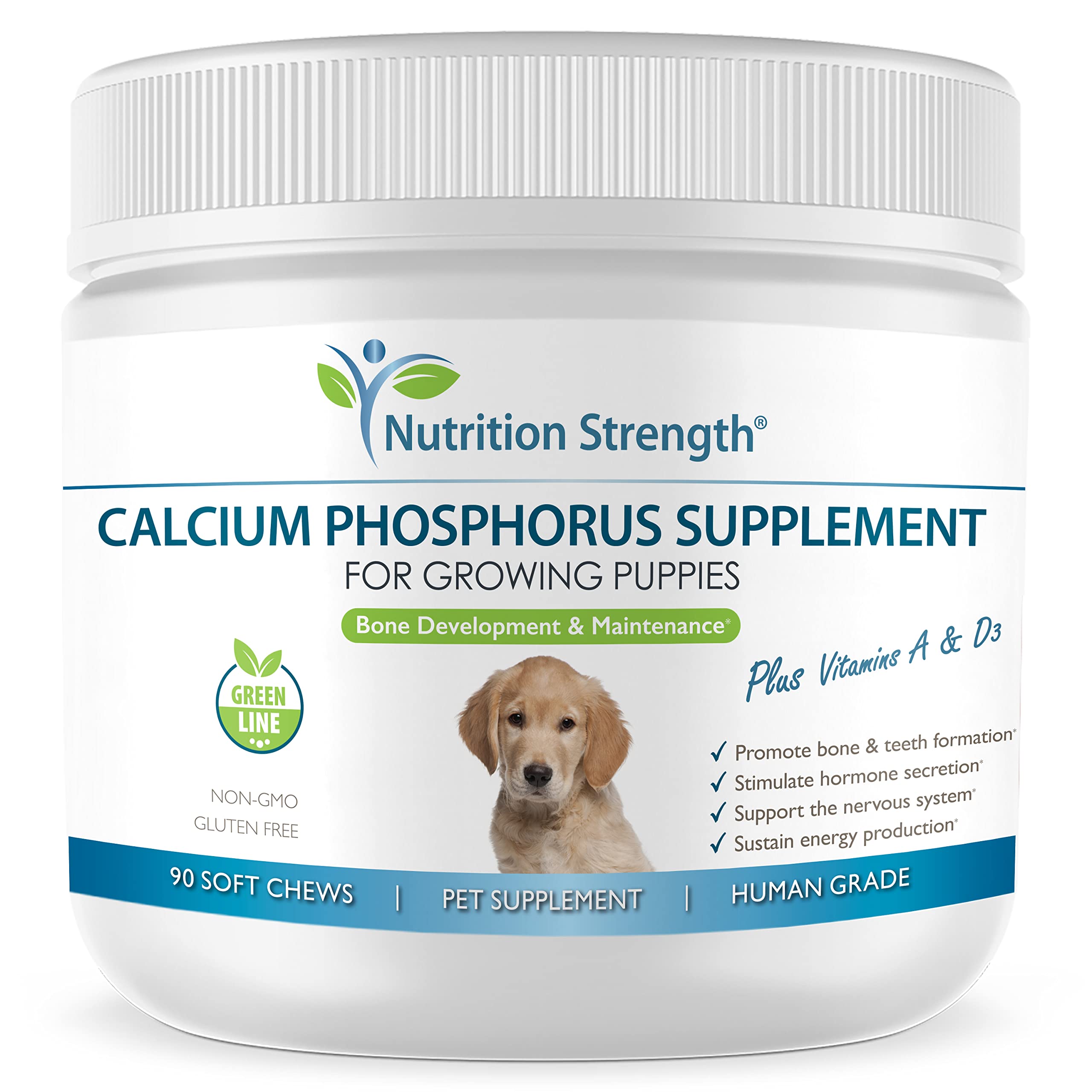 Nutrition Strength Calcium Phosphorus for Dogs soft chews package