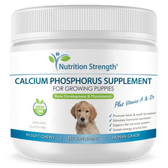 Nutrition Strength Calcium Phosphorus for Dogs soft chews package